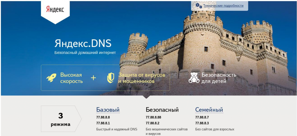 Контентная фильтрация. Яндекс.DNS