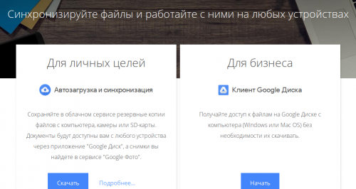 Google Drive как облачное хранилище