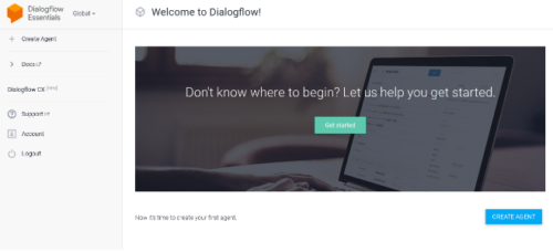 Чат-бот. Dialogflow - панель управления и создания чат ботов